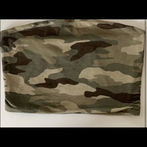 Camo tube top